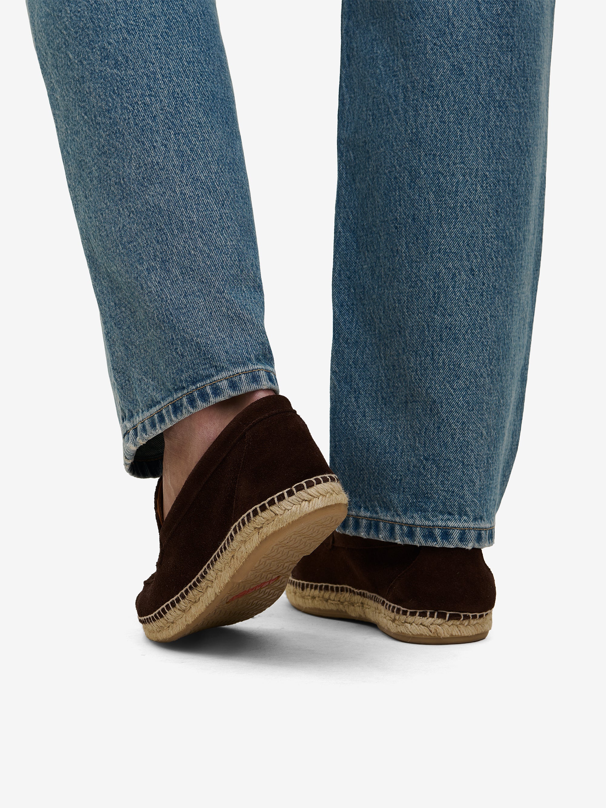 No Label x Abarca Suede Espadrilles Suede FW01006-DBR - Image 3