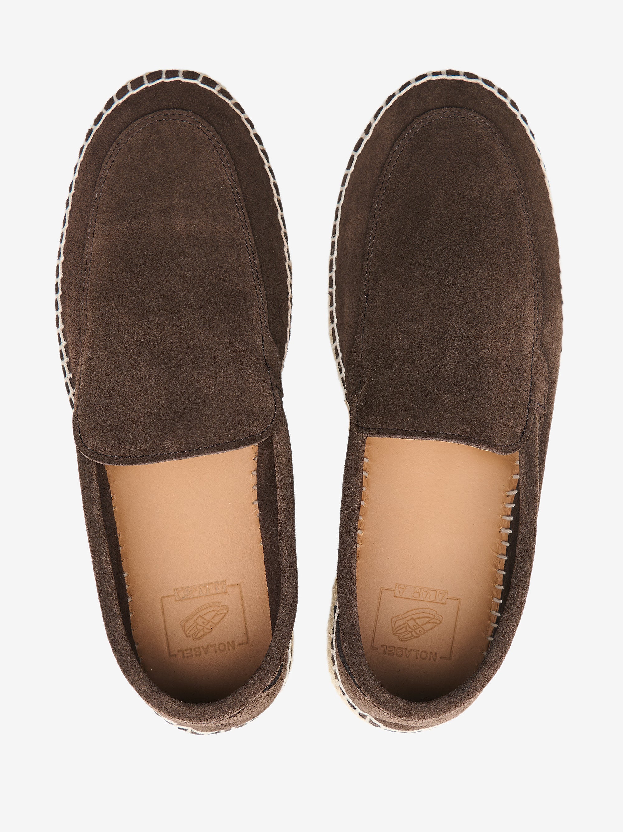 No Label x Abarca Suede Espadrilles Suede FW01006-DBR - Image 4
